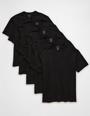 AE Standard Fit Lived-In T-Shirt 5-Pack from American Eagle - $52.46