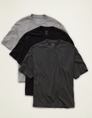 AE Boxy Fit Sueded Jersey T-Shirt 3-Pack