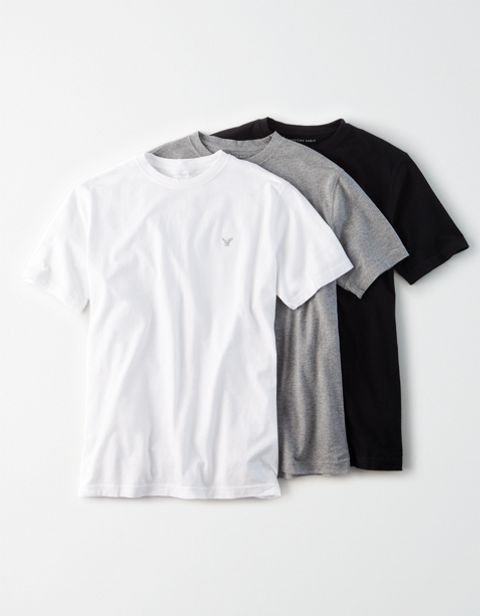 Мужские футболки American Eagle AE 3-Pack Crew Neck T-Shirt