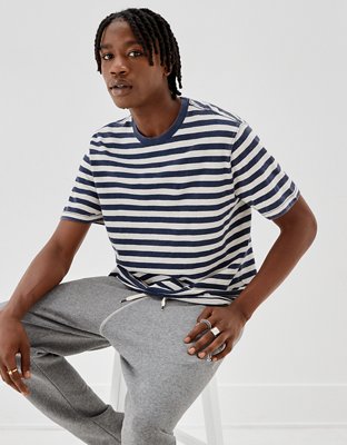 AE Super Soft Slub Striped T-Shirt