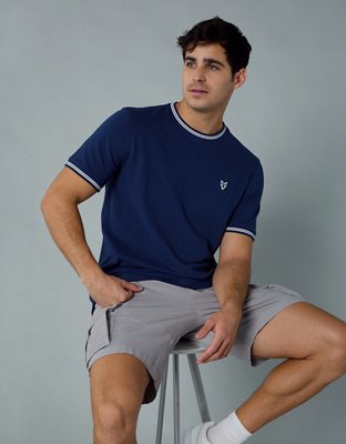 AE T-shirt Flex de Piqué Decorada