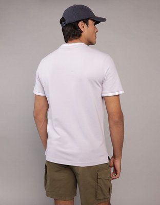 AE T-shirt Flex de Piqué Decorada