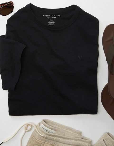 Мужские футболки American Eagle AE Super Soft Slub T-Shirt