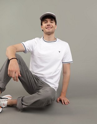 AE Tipped Flex Pique T-Shirt
