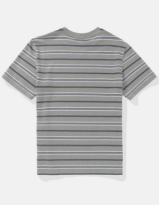 AE Flex Pique Striped T-Shirt