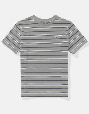 Мужские футболки American Eagle AE Flex Pique Striped T-Shirt — фото 3
