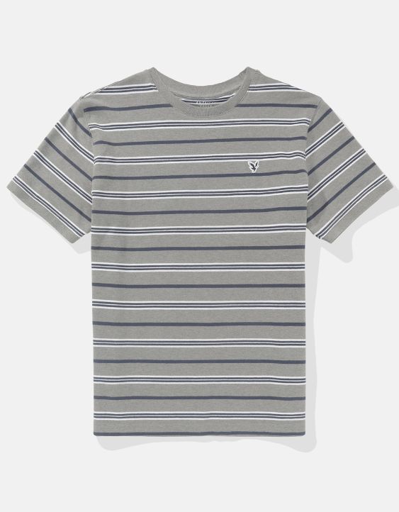 AE Flex Pique Striped T-Shirt