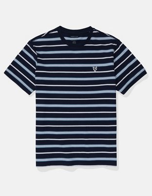 AE Flex Pique Striped T-Shirt