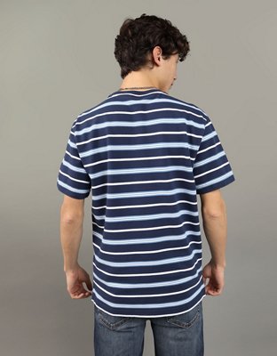 AE Flex Pique Striped T-Shirt
