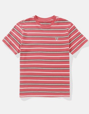 AE Flex Pique Striped T-Shirt