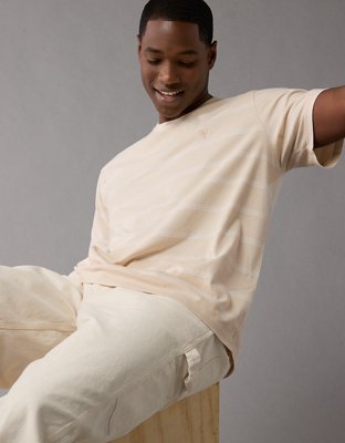 AE T-shirt Rayada Gastada