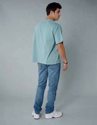 Camiseta extragrande con cuello redondo AE