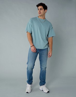 Camiseta extragrande con cuello redondo AE