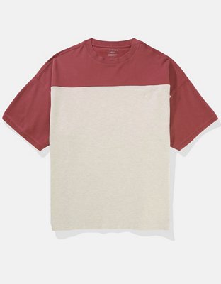 AE Oversized Colorblock Pique T-Shirt