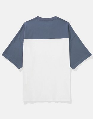 AE Oversized Colorblock Pique T-Shirt