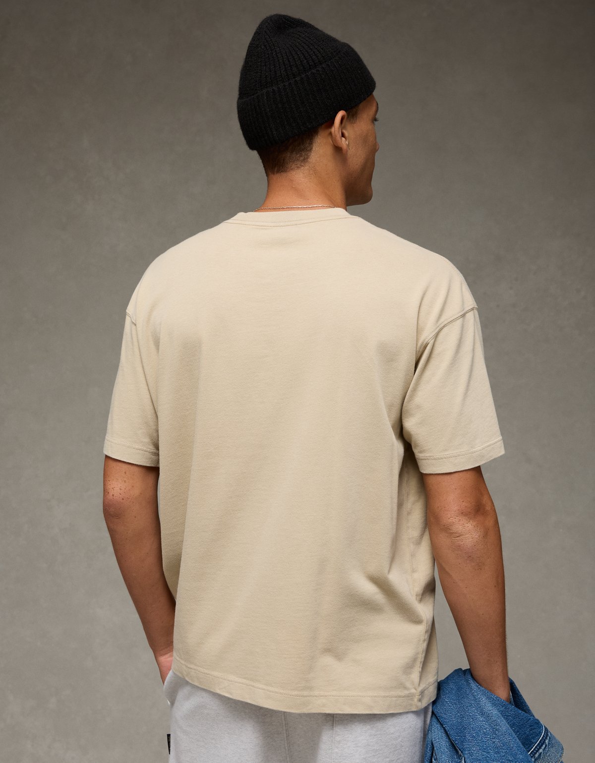 AE Boxy Fit Sueded Jersey T-Shirt - image 2