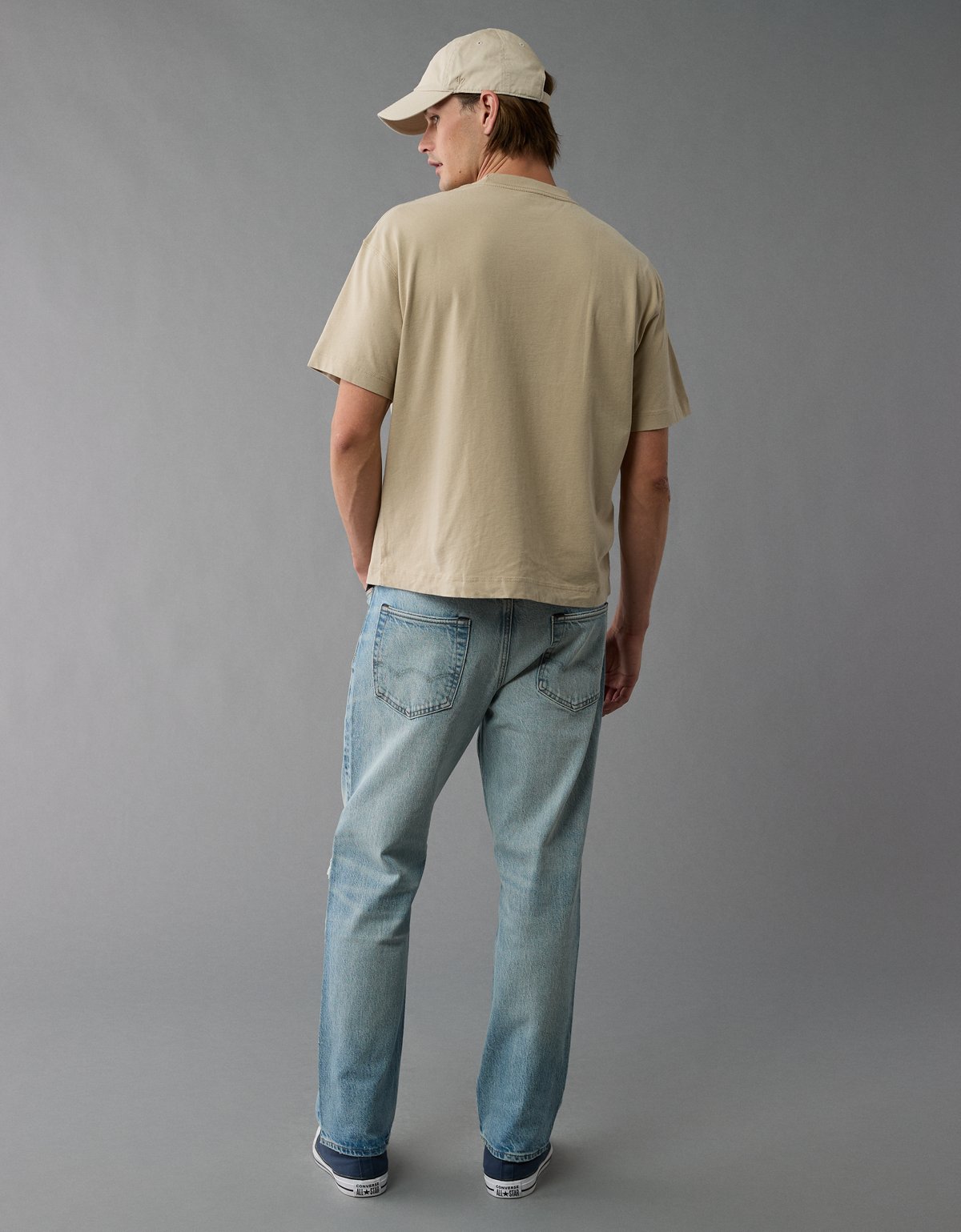 AE Boxy Fit Sueded Jersey T-Shirt - image 2
