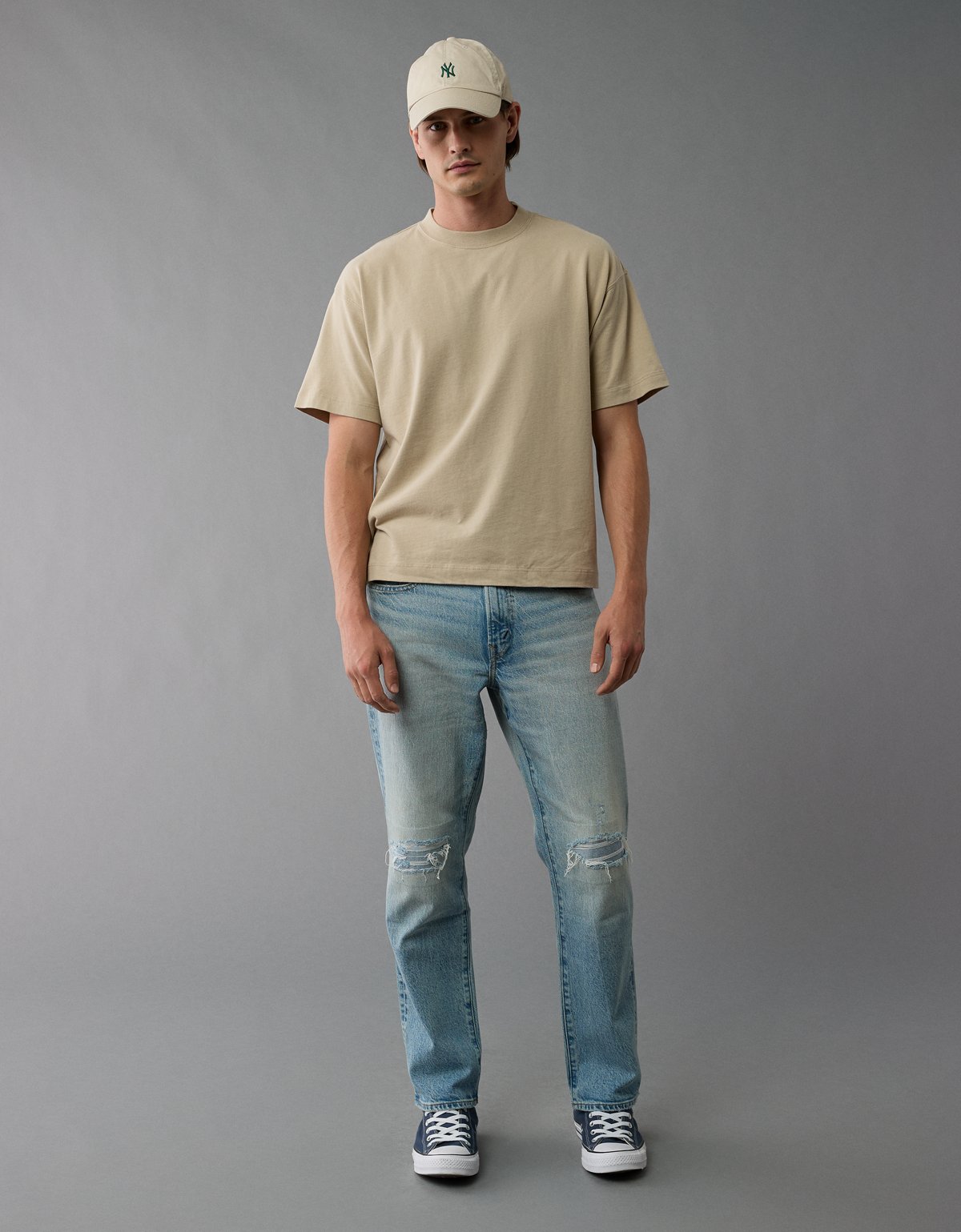 AE Boxy Fit Sueded Jersey T-Shirt - image 5