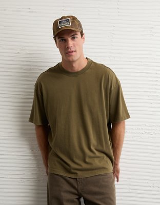 AE Boxy Fit Sueded Jersey T-Shirt from American Eagle - $11.98