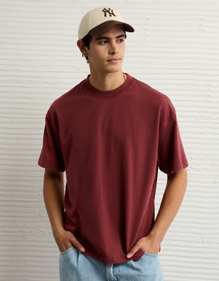 AE Boxy Fit Sueded Jersey T-Shirt from American Eagle - $11.98
