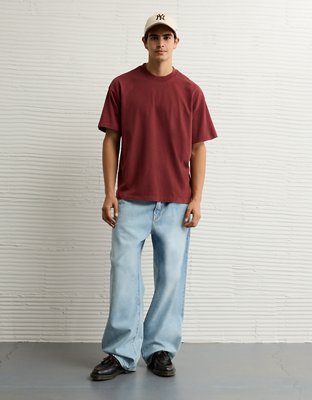 AE Boxy Sueded Jersey T-Shirt