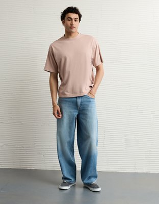 AE Boxy Sueded Jersey T-Shirt