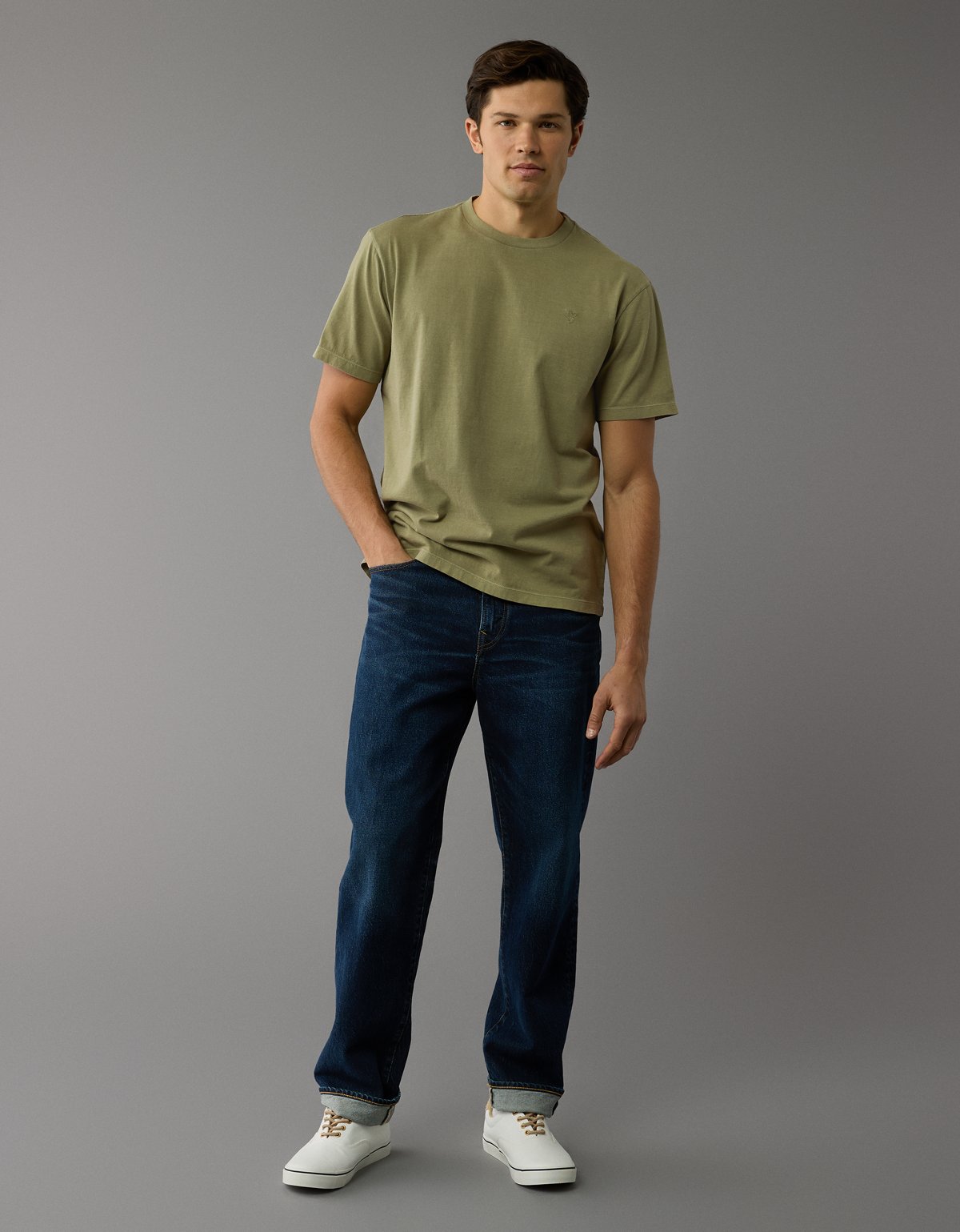AE Logo Lived-In T-Shirt - image 5