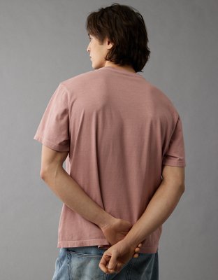 AE T-shirt Gastada con Logotipo