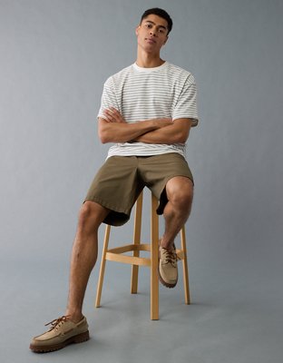 AE Boxy Textured Striped T-Shirt