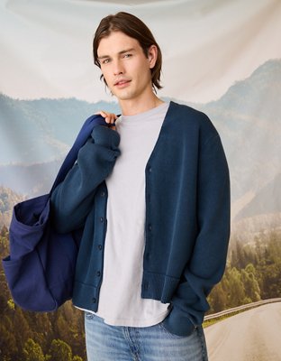 AE Boxy Linen-Blend T-Shirt