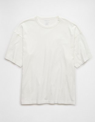 AE Boxy Linen-Blend T-Shirt