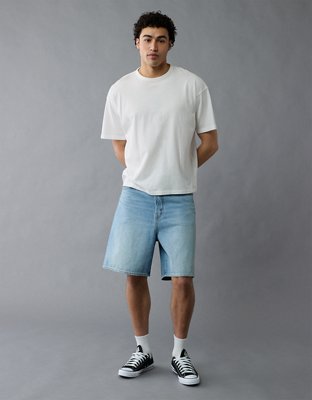 AE Boxy Linen-Blend T-Shirt