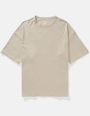 AE Boxy Linen-Blend T-Shirt
