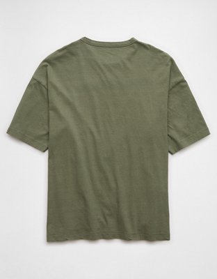 AE Boxy Linen-Blend T-Shirt