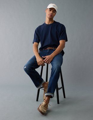 AE Boxy Linen-Blend T-Shirt from American Eagle - $11.98