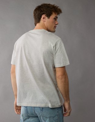 AE T-shirt Gastada con Logotipo