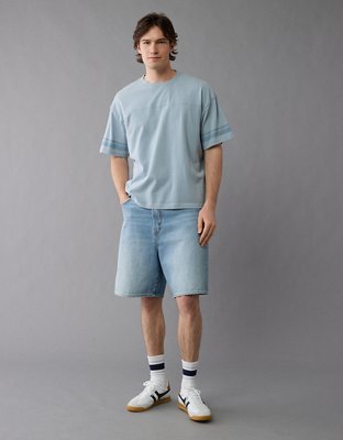 AE Boxy Sueded Football T-Shirt from American Eagle - $11.98