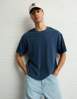 AE Boxy Sueded Football T-Shirt from American Eagle - $11.98