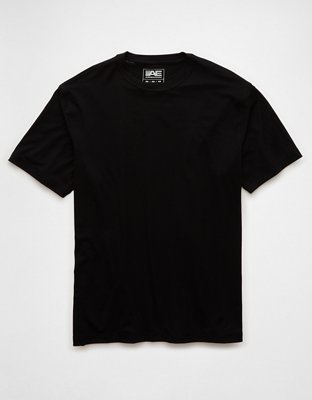 Мужская футболка American Eagle AE 24/7 Standard Fit Active, цвет: Чёрный — фото 3