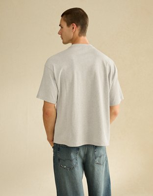 AE Boxy Fit Sueded Jersey T-Shirt | American Eagle