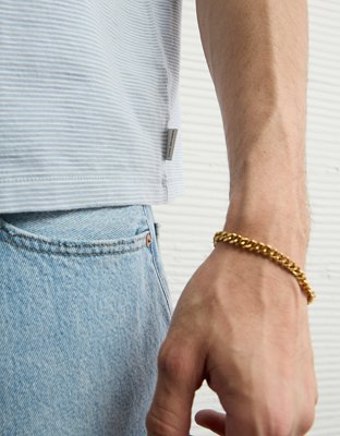 AE T-shirt Rayada de Hilado Irregular