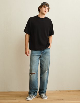 AE Boxy Fit Sueded Jersey T-Shirt