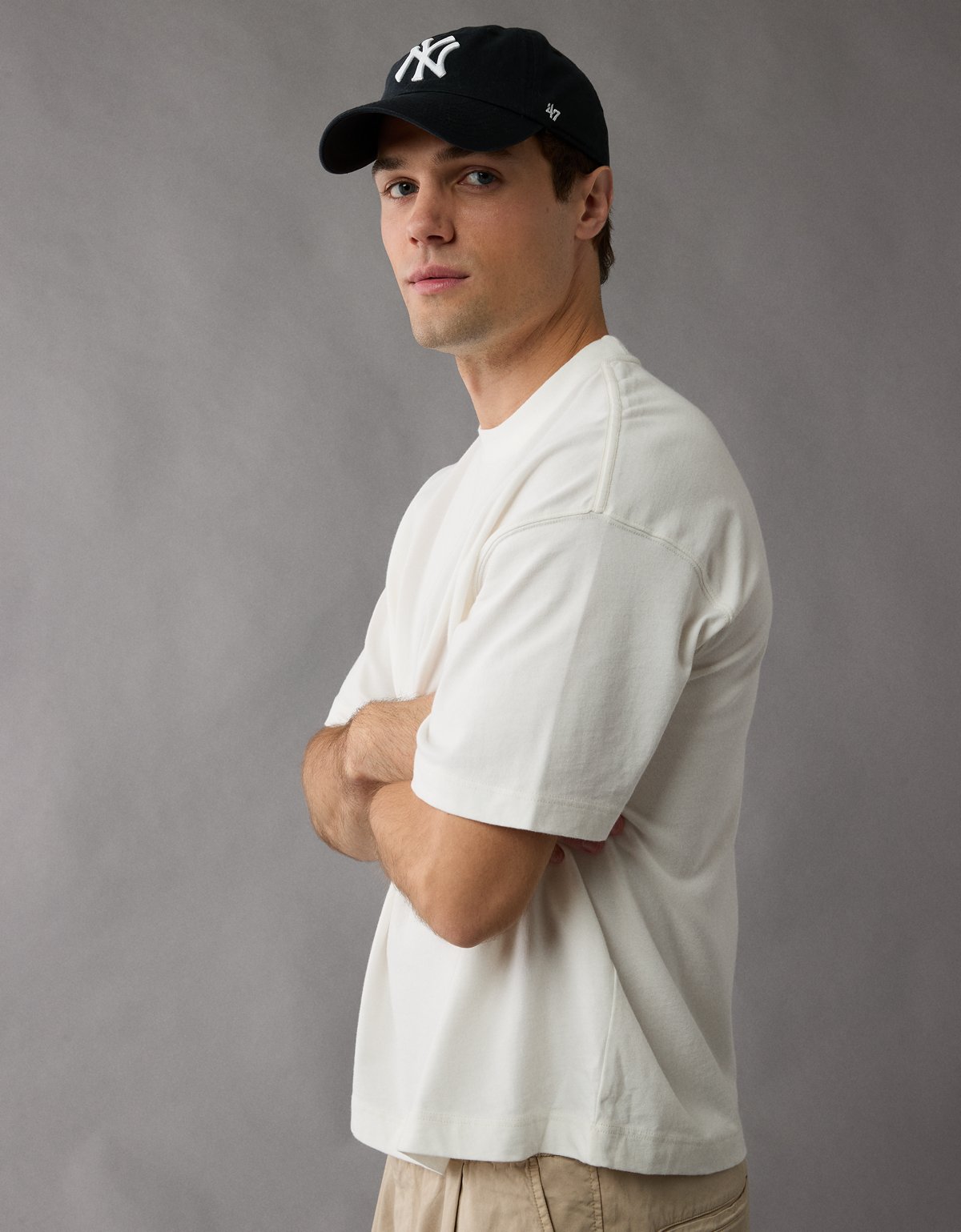 AE Boxy Fit Sueded Jersey T-Shirt - image 2