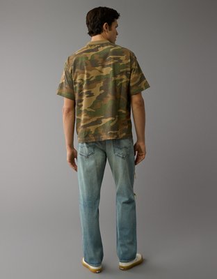 AE Boxy Sueded Jersey T-Shirt