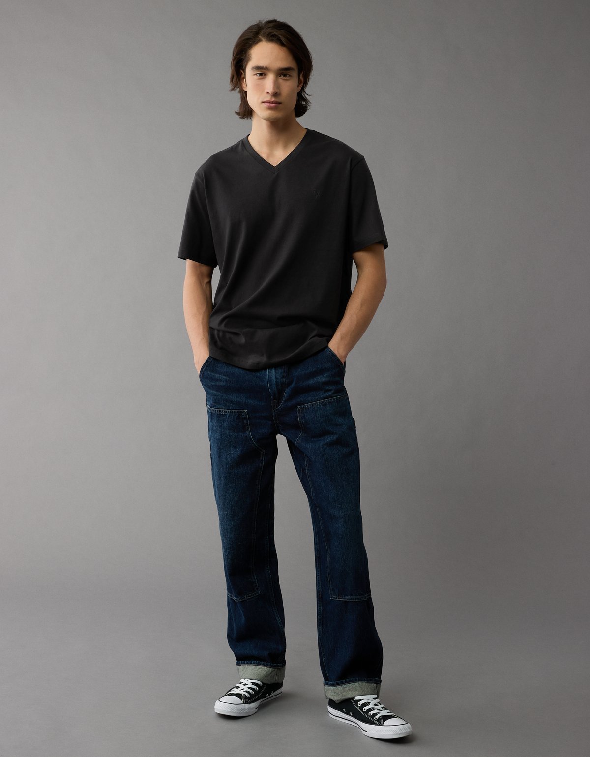 AE Lived-In V-Neck T-Shirt - image 5