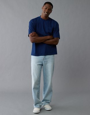 AE Boxy Indigo T-Shirt