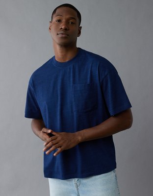 AE Boxy Indigo T-Shirt