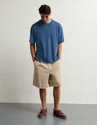 AE Boxy Indigo Striped T-Shirt