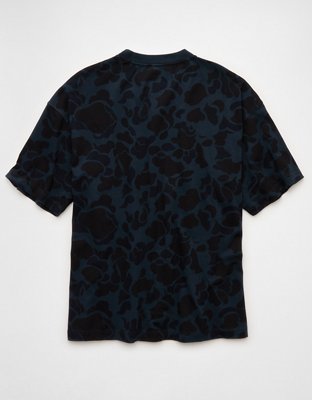 AE Boxy Sueded Camo Jersey T-Shirt