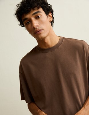 AE Boxy Fit Sueded Jersey T-Shirt